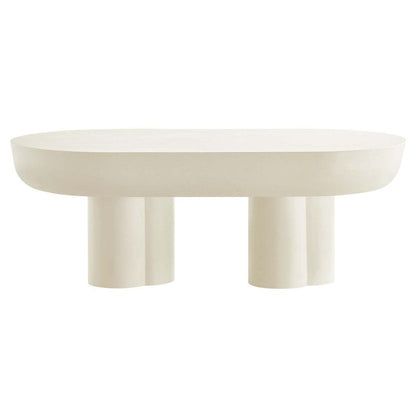Modway Caspian Oval Concrete Coffee Table FredCo