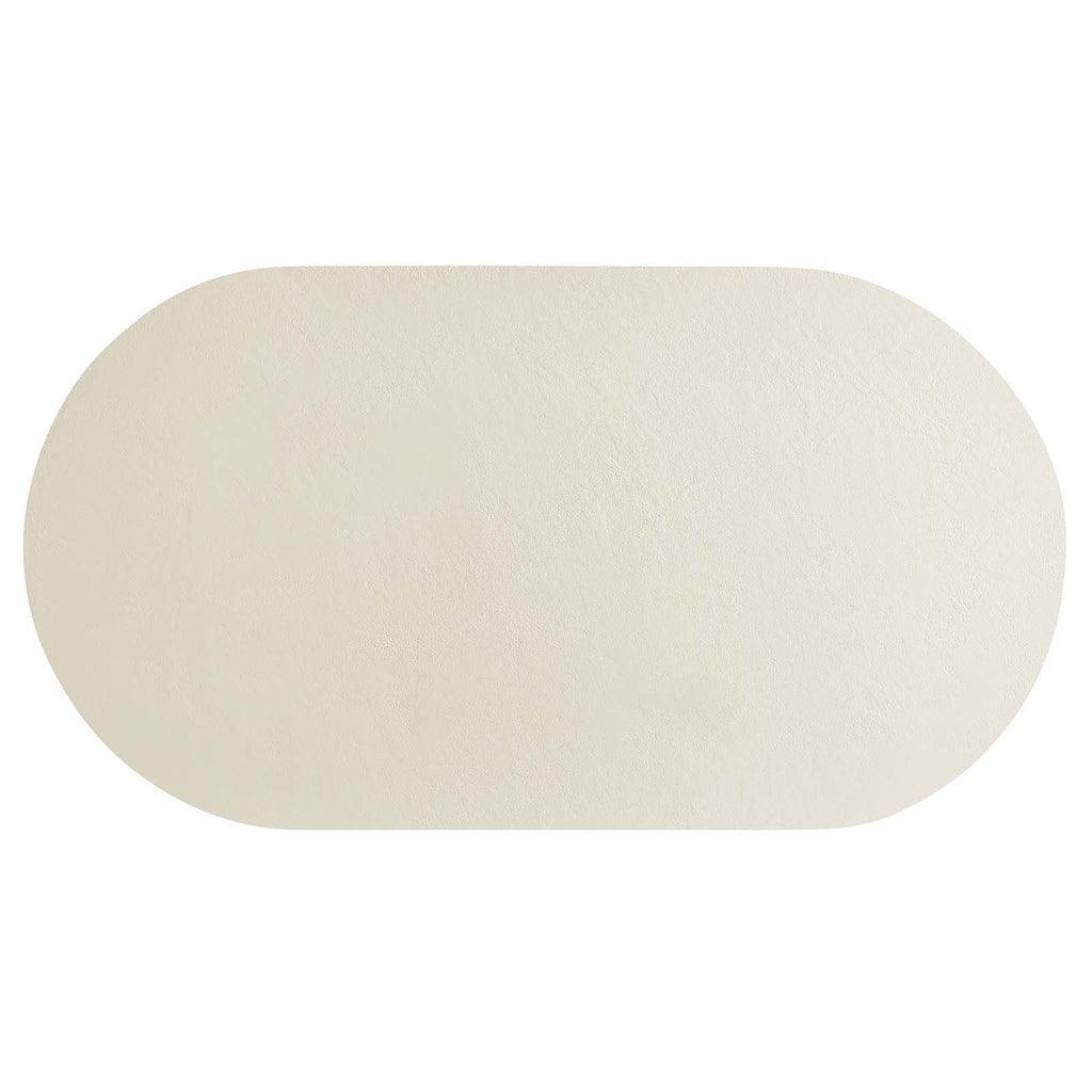Modway Caspian Oval Concrete Coffee Table FredCo