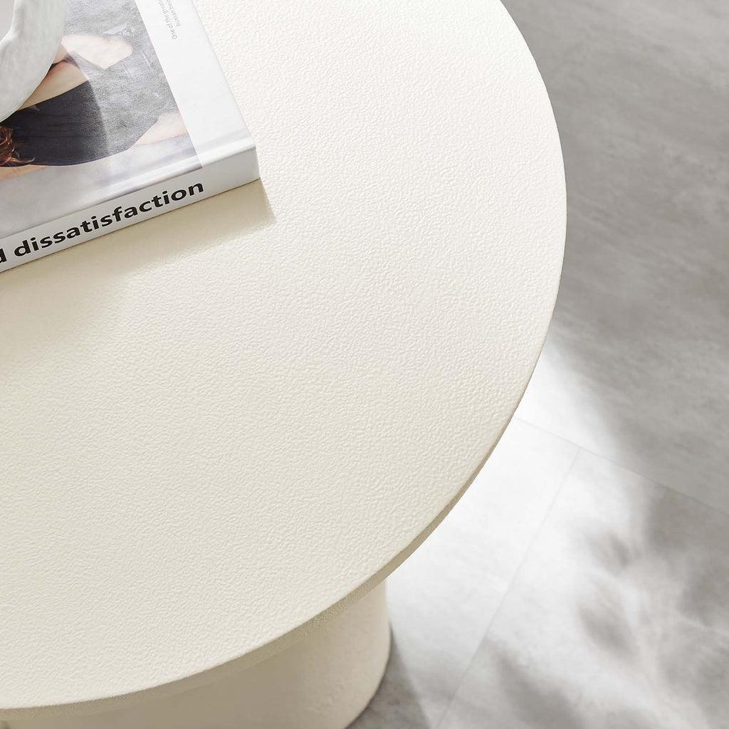 Modway Caspian Round Concrete Side Table FredCo