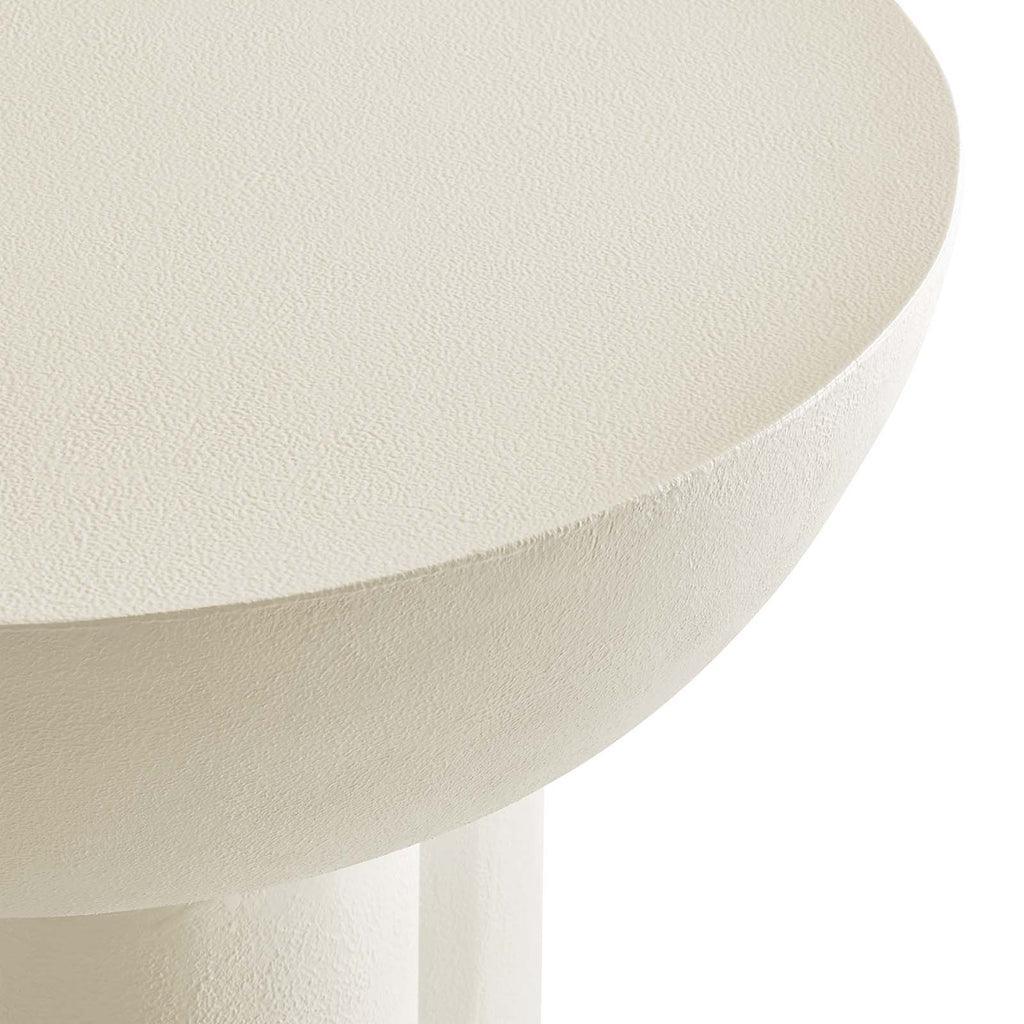 Modway Caspian Round Concrete Side Table FredCo