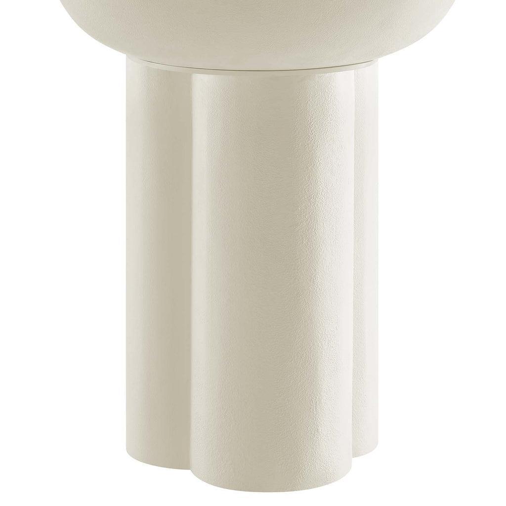 Modway Caspian Round Concrete Side Table FredCo