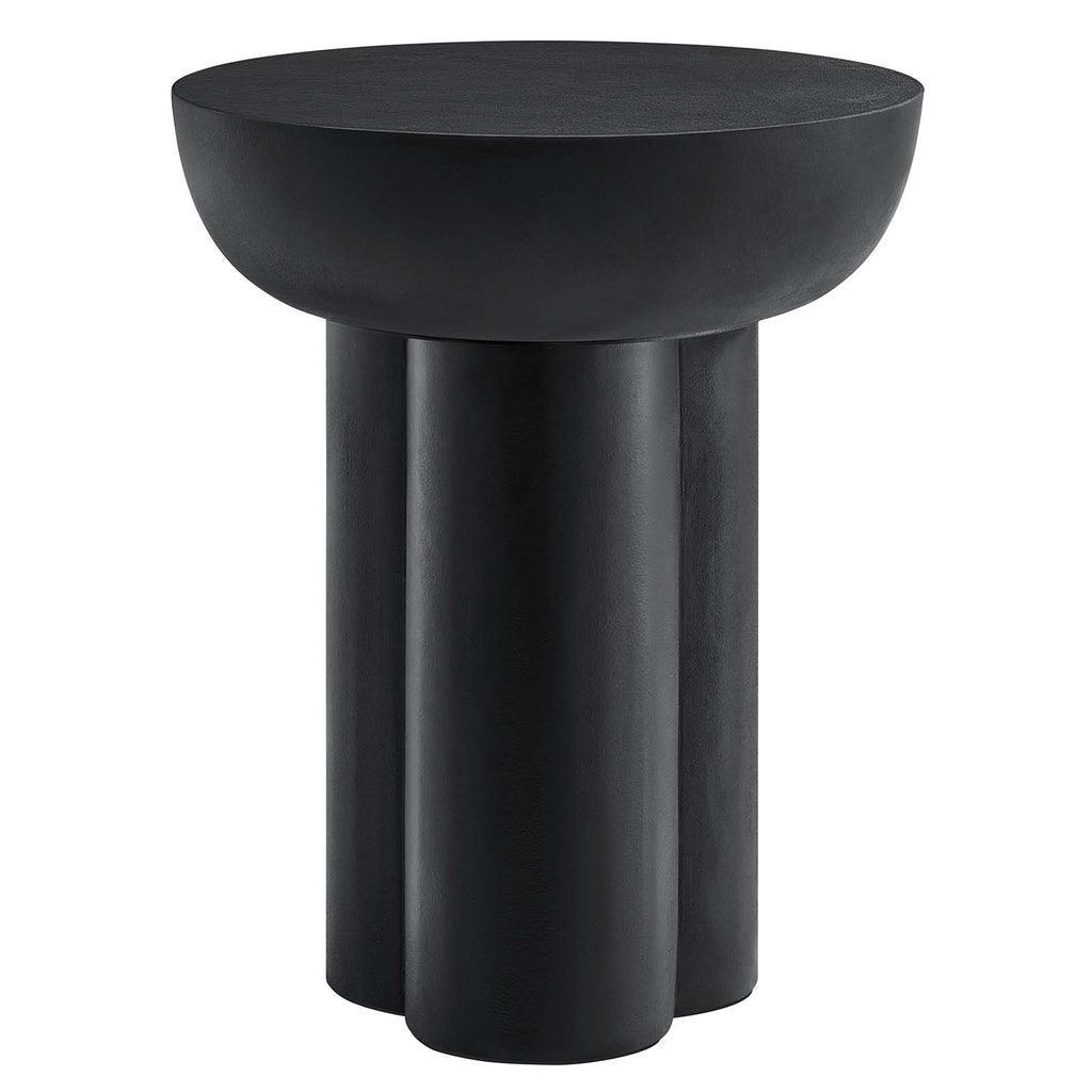 Modway Caspian Round Concrete Side Table FredCo