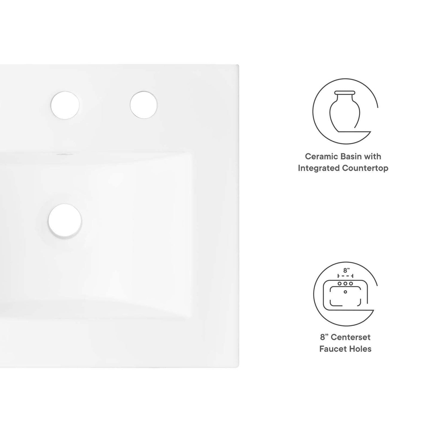 Modway Cayman 18" Bathroom Sink FredCo