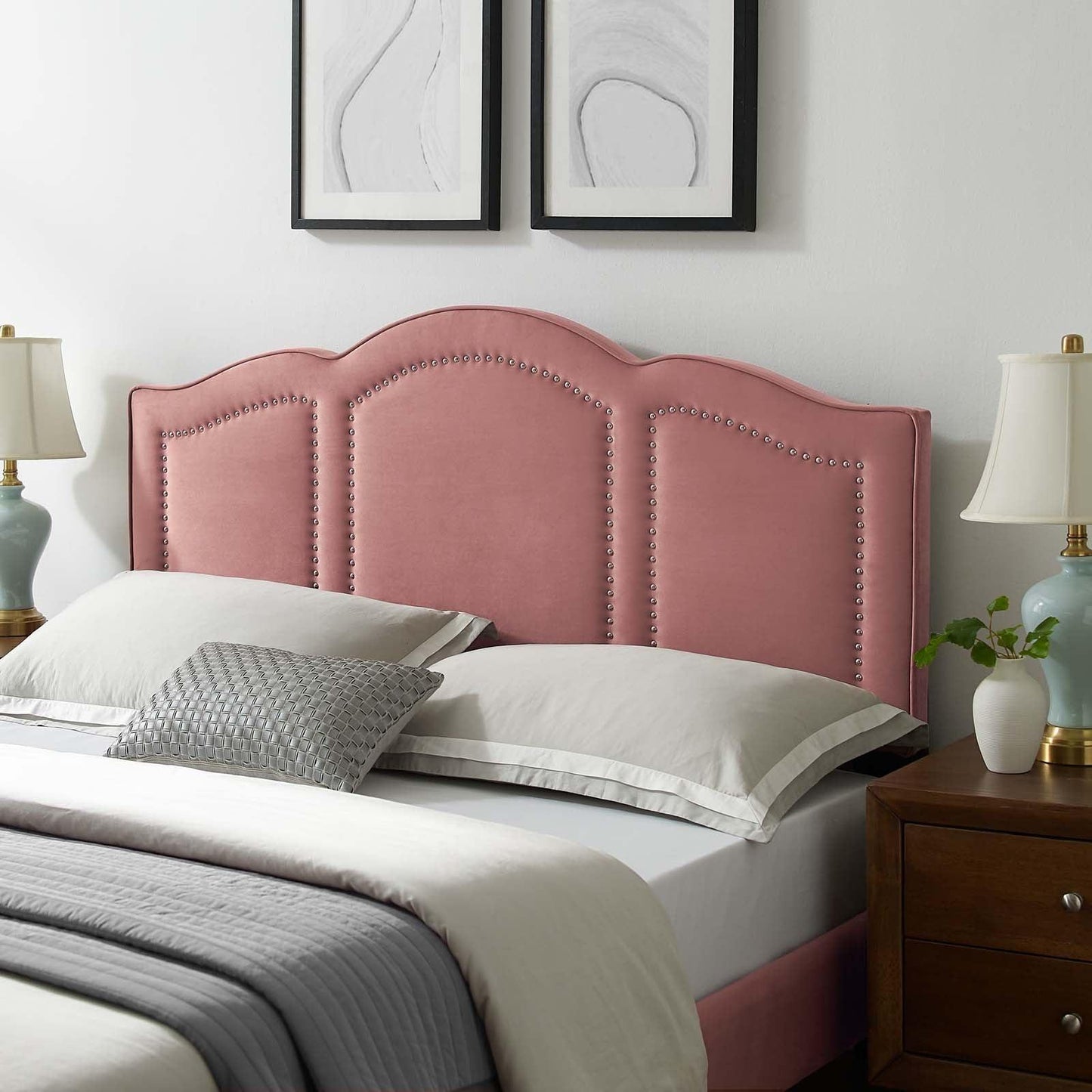Modway Cecilia King/California King Performance Velvet Headboard FredCo
