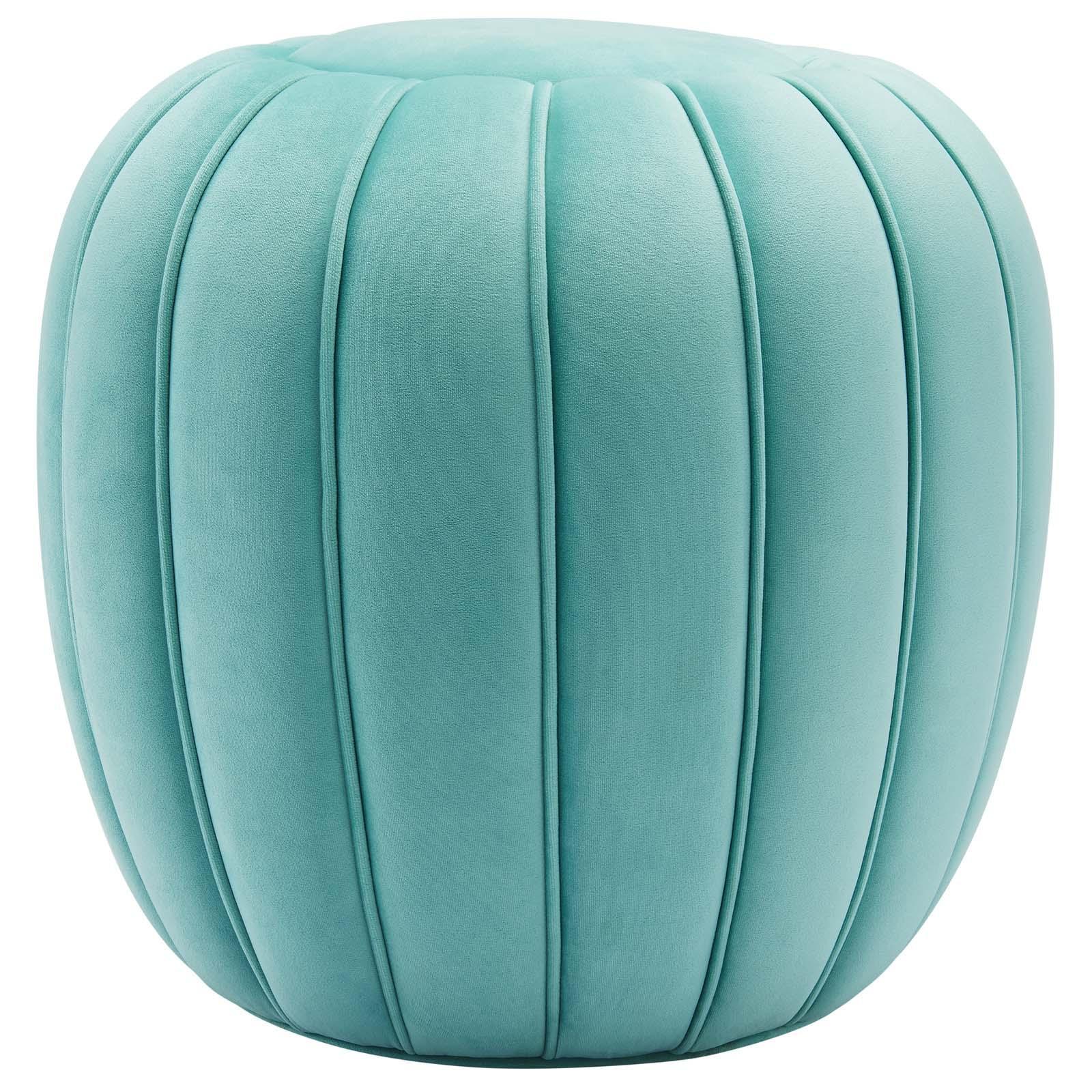 Modway Celebrate Channel Tufted Performance Velvet Ottoman FredCo