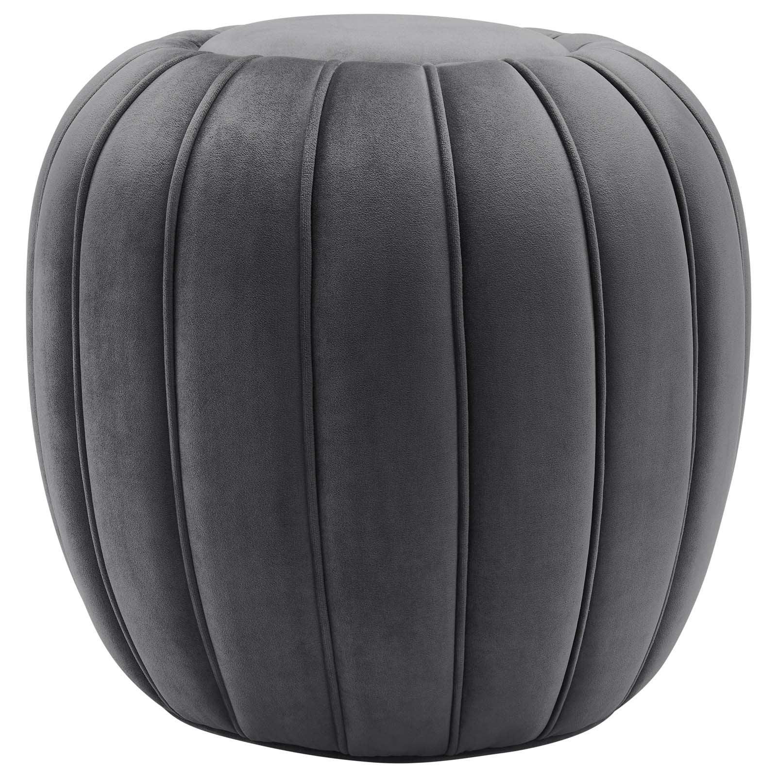 Modway Celebrate Channel Tufted Performance Velvet Ottoman FredCo