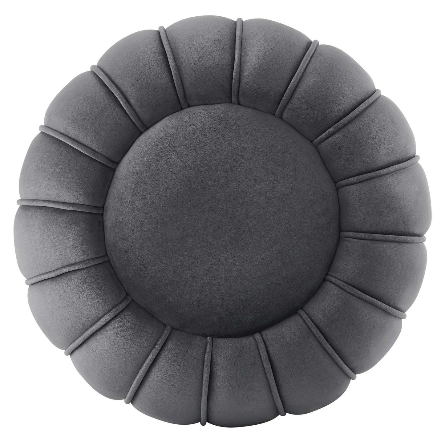 Modway Celebrate Channel Tufted Performance Velvet Ottoman FredCo