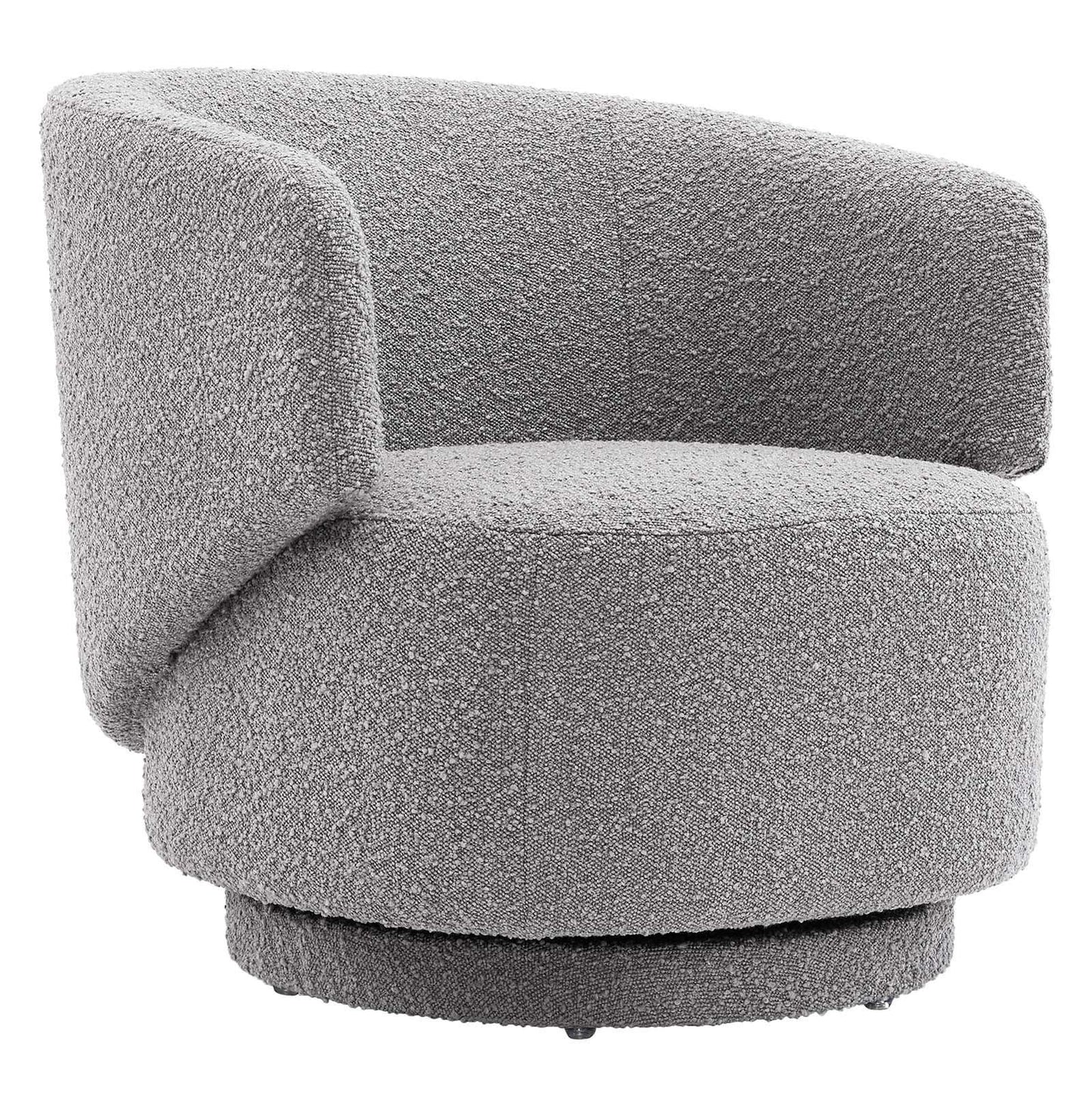 Modway Celestia Boucle Fabric Swivel Chair FredCo