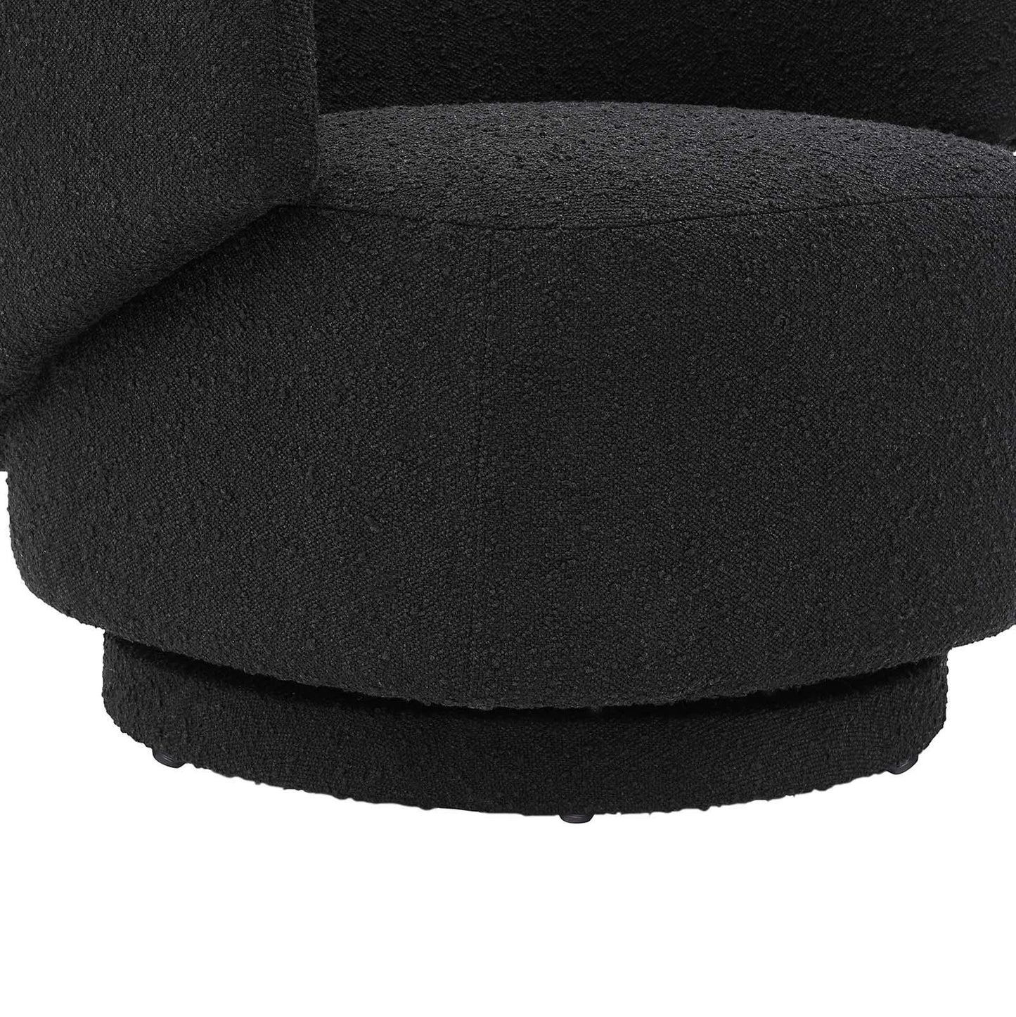 Modway Celestia Boucle Fabric Swivel Chair FredCo