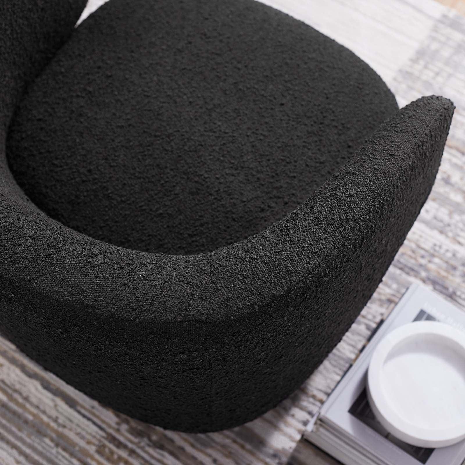 Modway Celestia Boucle Fabric Swivel Chair FredCo