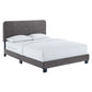 Modway Celine Channel Tufted Performance Velvet Queen Bed FredCo