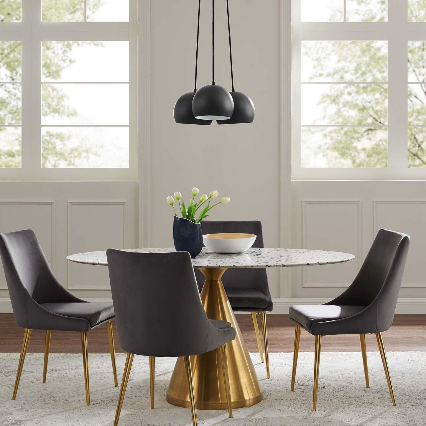 Modway Chalice 3-Light Metal Pendant FredCo