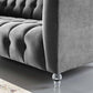 Modway Channel Tufted Button Performance Velvet Sofa FredCo
