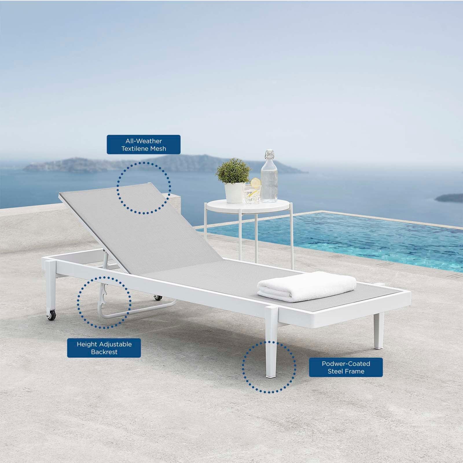 Modway Charleston Outdoor Patio Chaise Lounge Chair FredCo