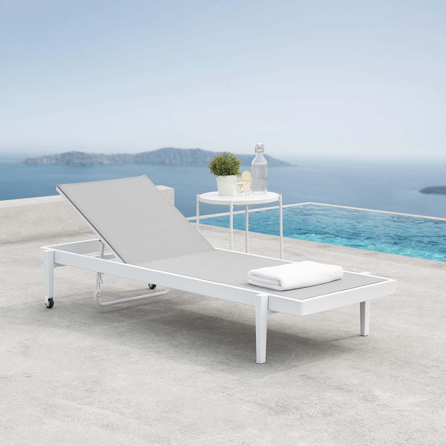 Modway Charleston Outdoor Patio Chaise Lounge Chair FredCo