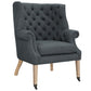Modway Chart Upholstered Fabric Lounge Chair FredCo