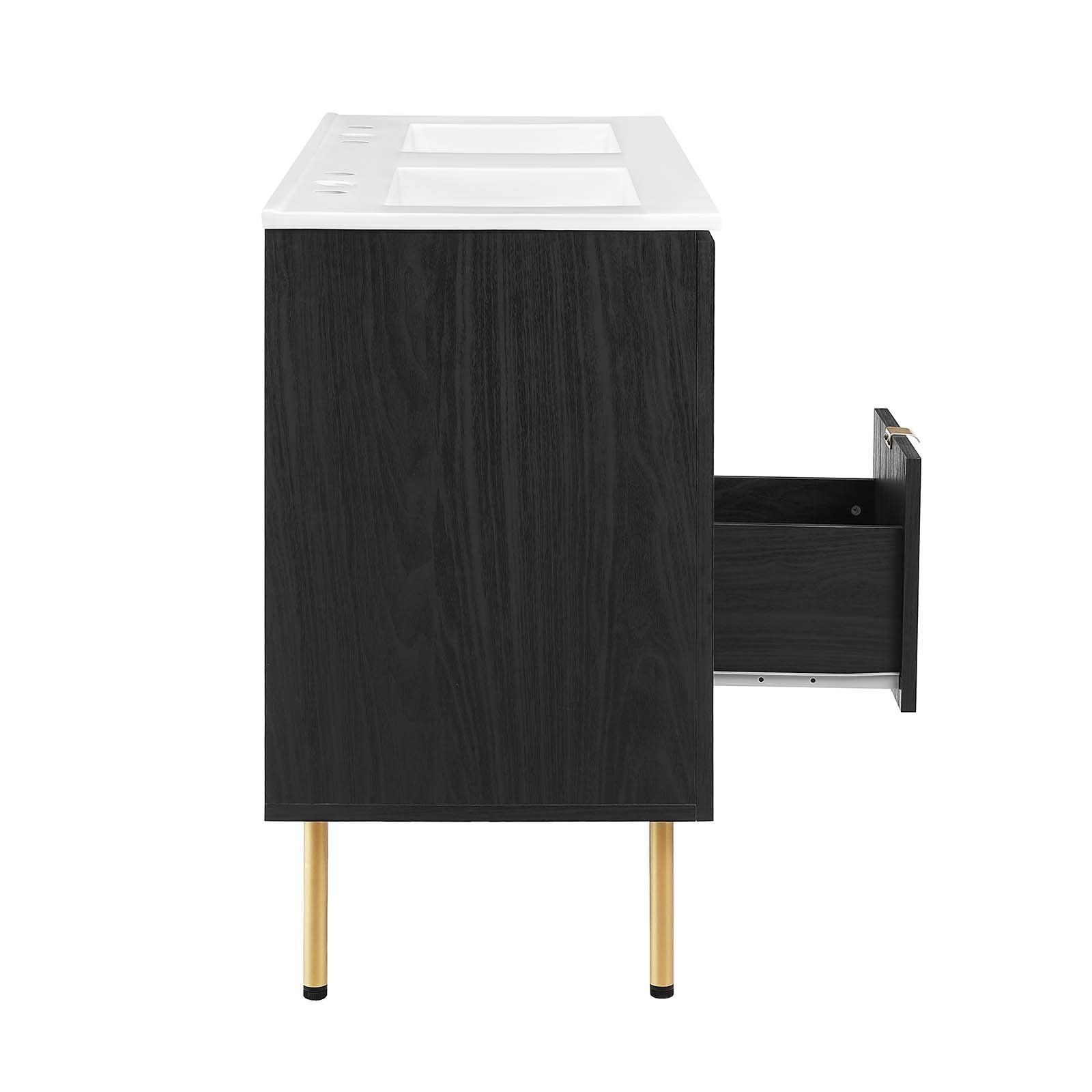 Modway Chaucer 48" Double Sink Bathroom Vanity FredCo