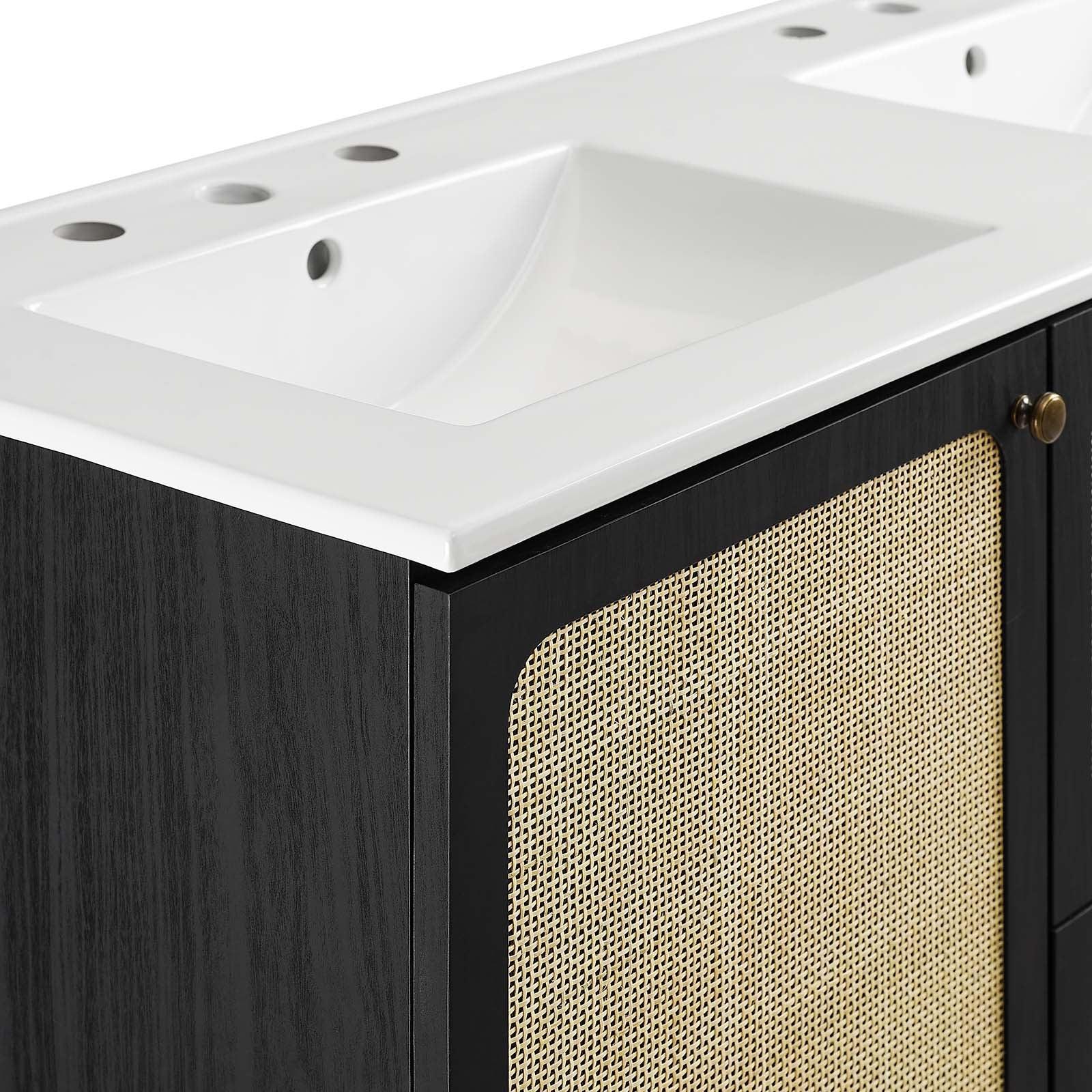 Modway Chaucer 48" Double Sink Bathroom Vanity FredCo