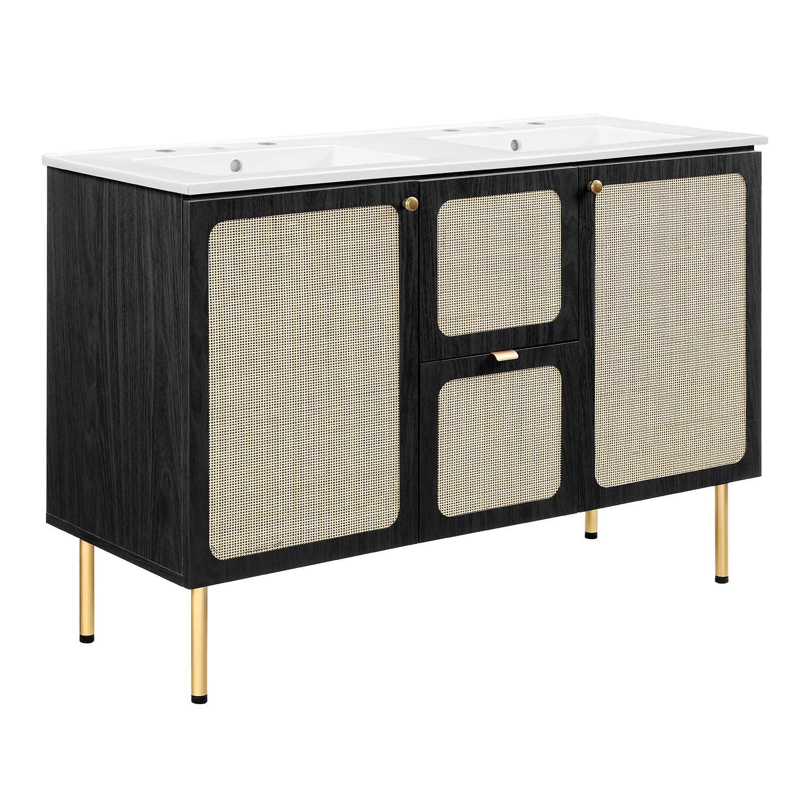 Modway Chaucer 48" Double Sink Bathroom Vanity FredCo