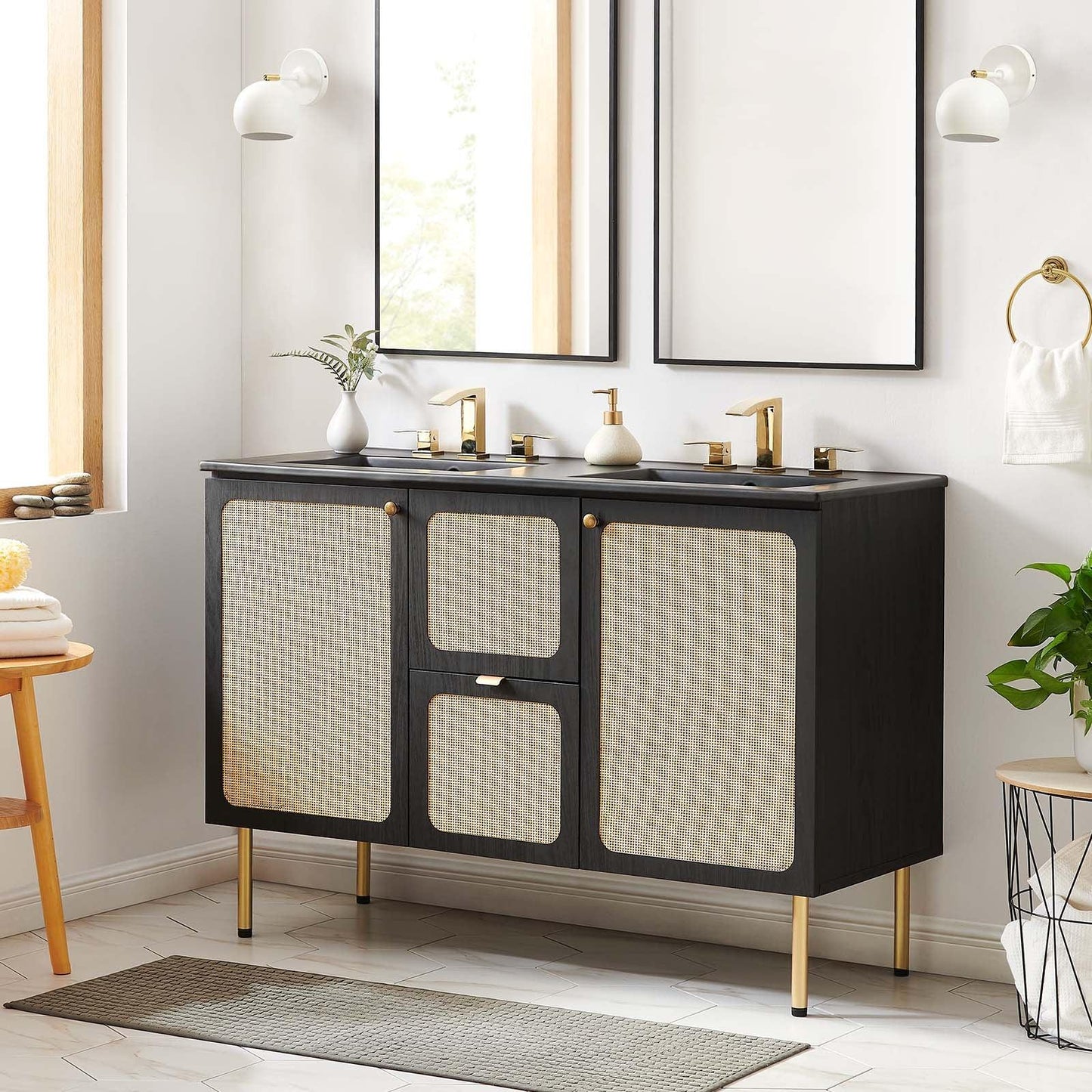 Modway Chaucer 48" Double Sink Bathroom Vanity FredCo