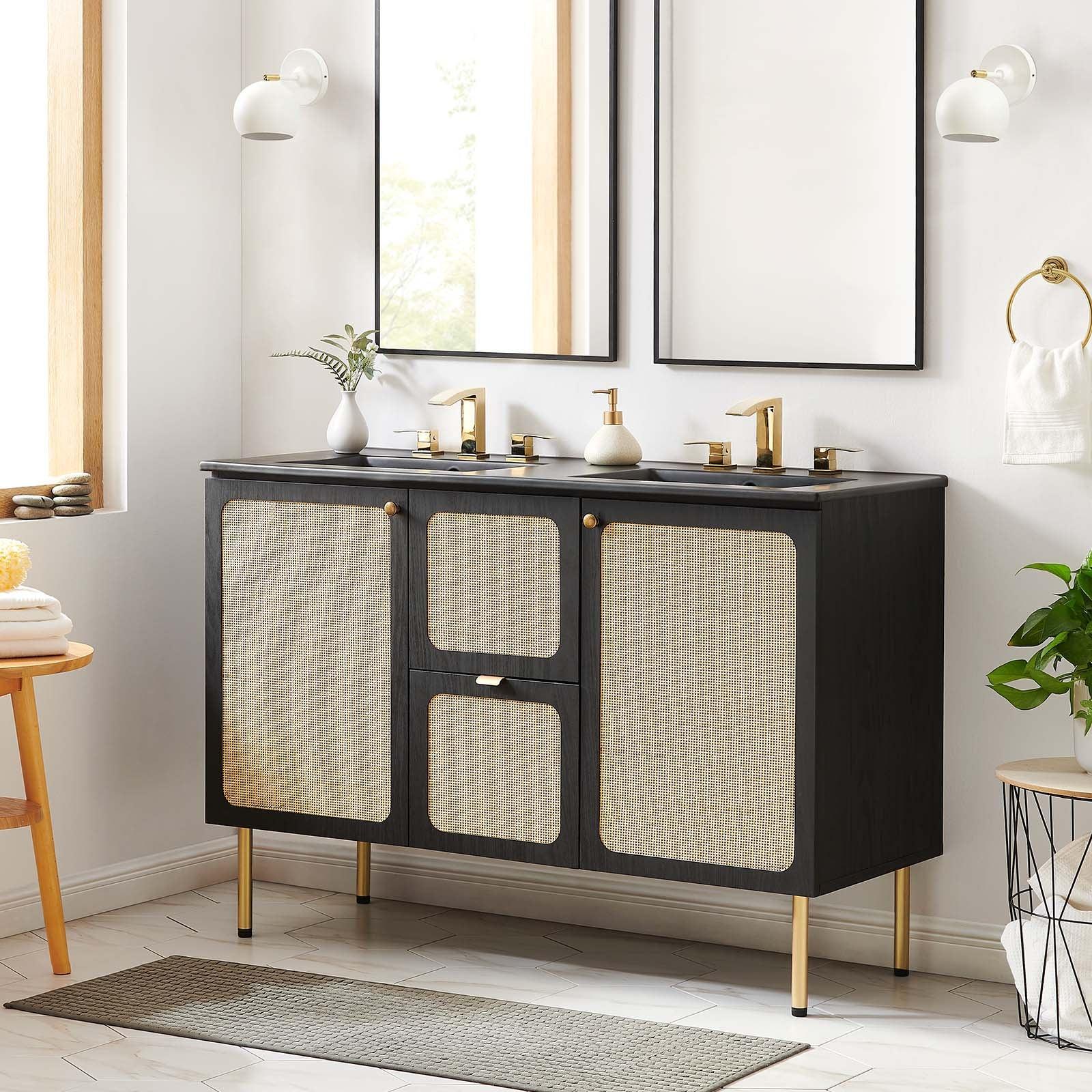 Modway Chaucer 48" Double Sink Bathroom Vanity FredCo