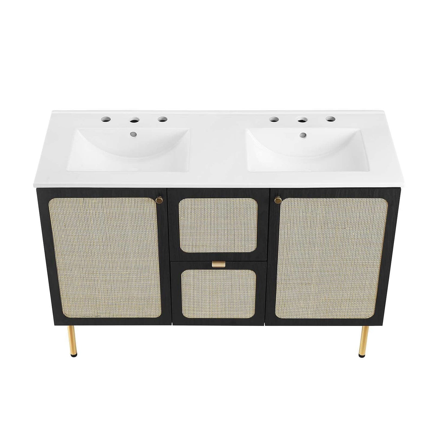 Modway Chaucer 48" Double Sink Bathroom Vanity FredCo
