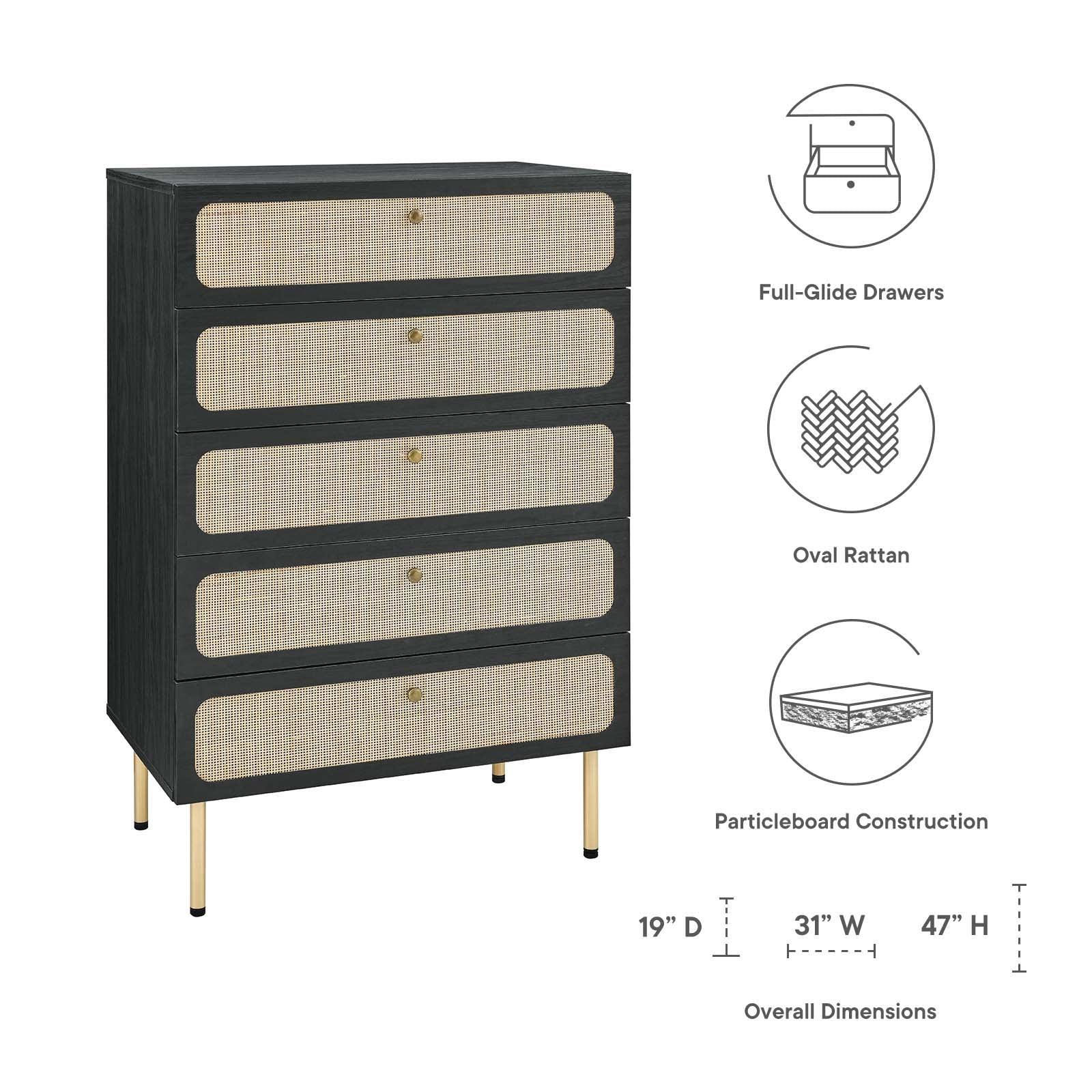 Modway Chaucer 5-Drawer Chest FredCo