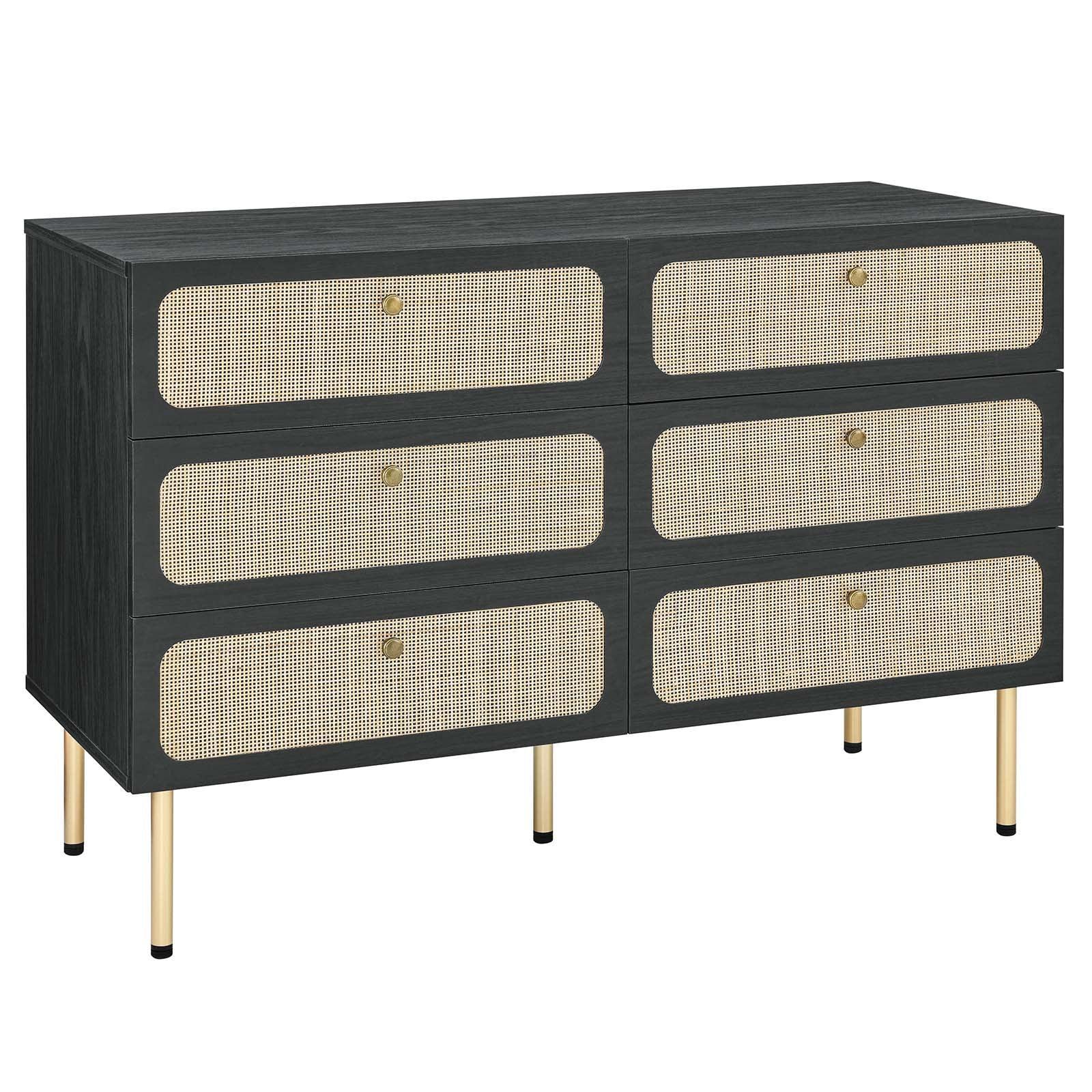 Modway Chaucer 6-Drawer Compact Dresser FredCo