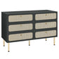 Modway Chaucer 6-Drawer Compact Dresser FredCo