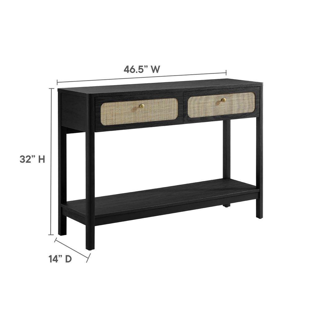 Modway Chaucer Wood Entryway Console Table FredCo