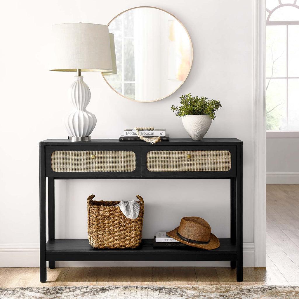 Modway Chaucer Wood Entryway Console Table FredCo