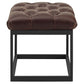 Modway Cherish Antique Button Tufted Faux Leather Ottoman FredCo