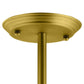 Modway Cherish Brass Metal Pendant Light FredCo