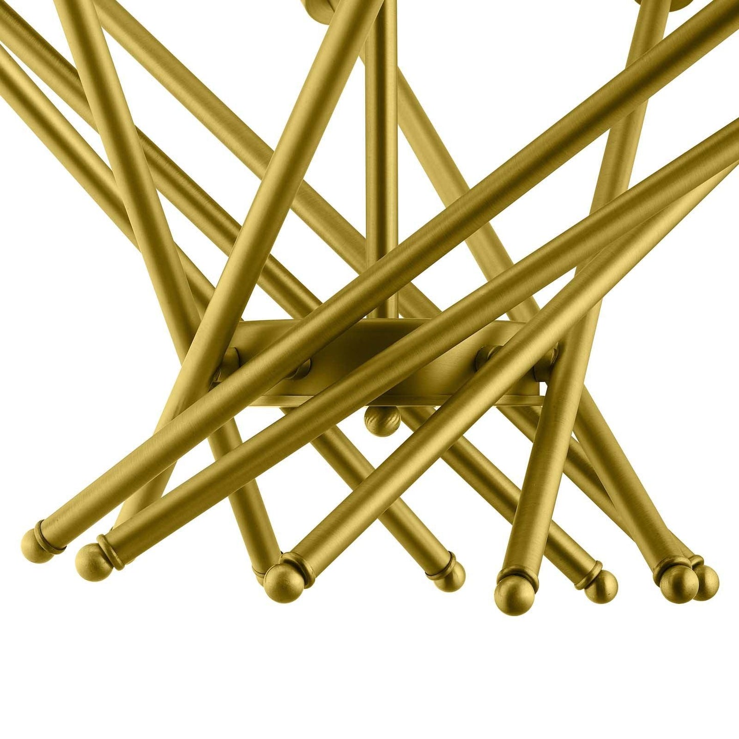 Modway Cherish Brass Metal Pendant Light FredCo