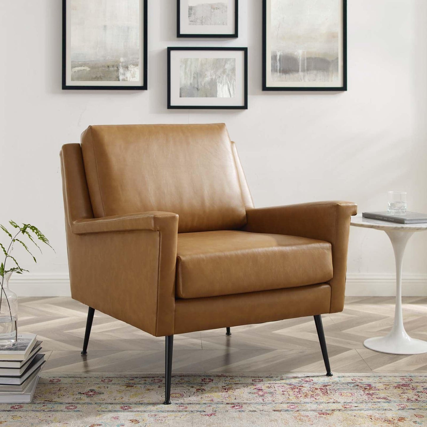 Modway Chesapeake Vegan Leather Armchair FredCo