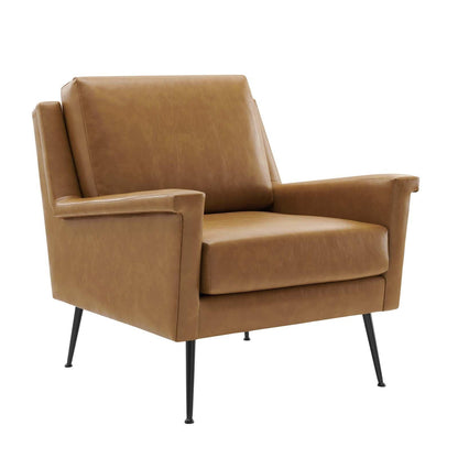 Modway Chesapeake Vegan Leather Armchair FredCo