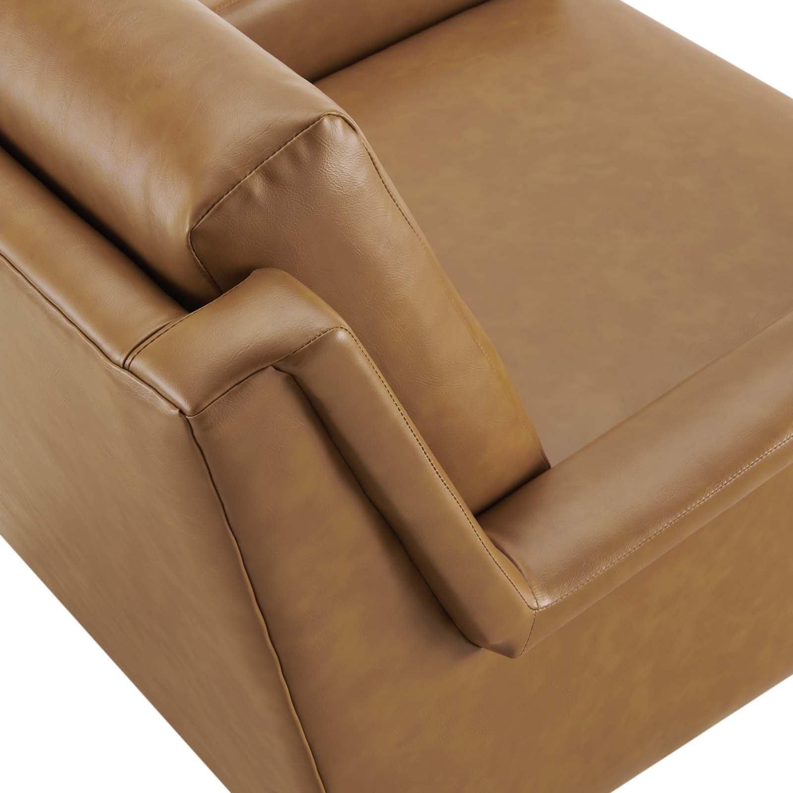Modway Chesapeake Vegan Leather Armchair FredCo