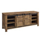 Modway Cheshire 71" Rustic Sliding Door TV Stand FredCo