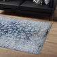 Modway Chiara Distressed Floral Lattice Contemporary Area Rug FredCo