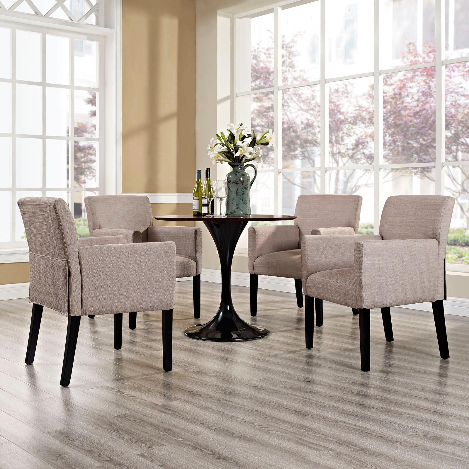 Modway Chloe Armchair Set of 4 FredCo