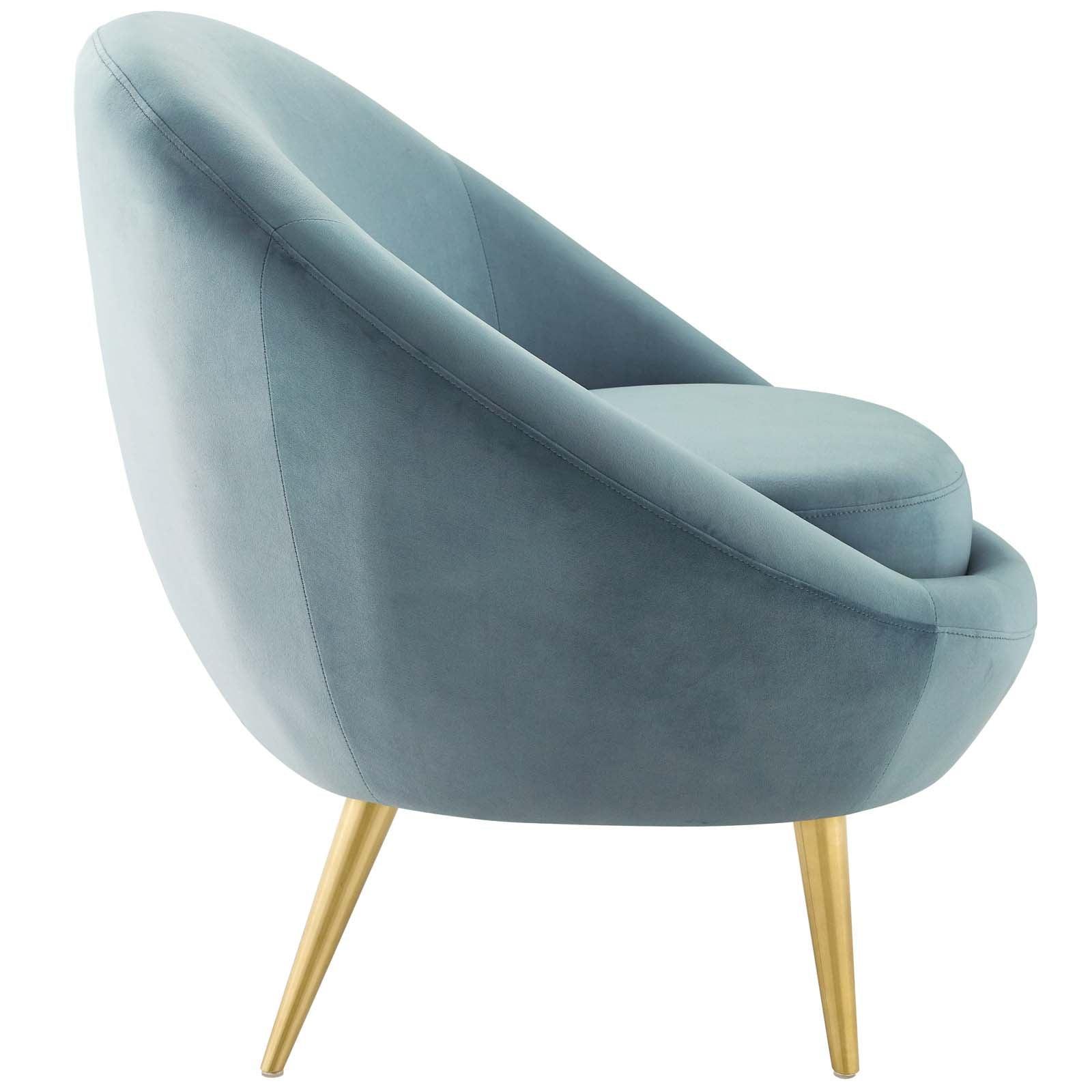 Modway Circuit Performance Velvet Accent Chair FredCo