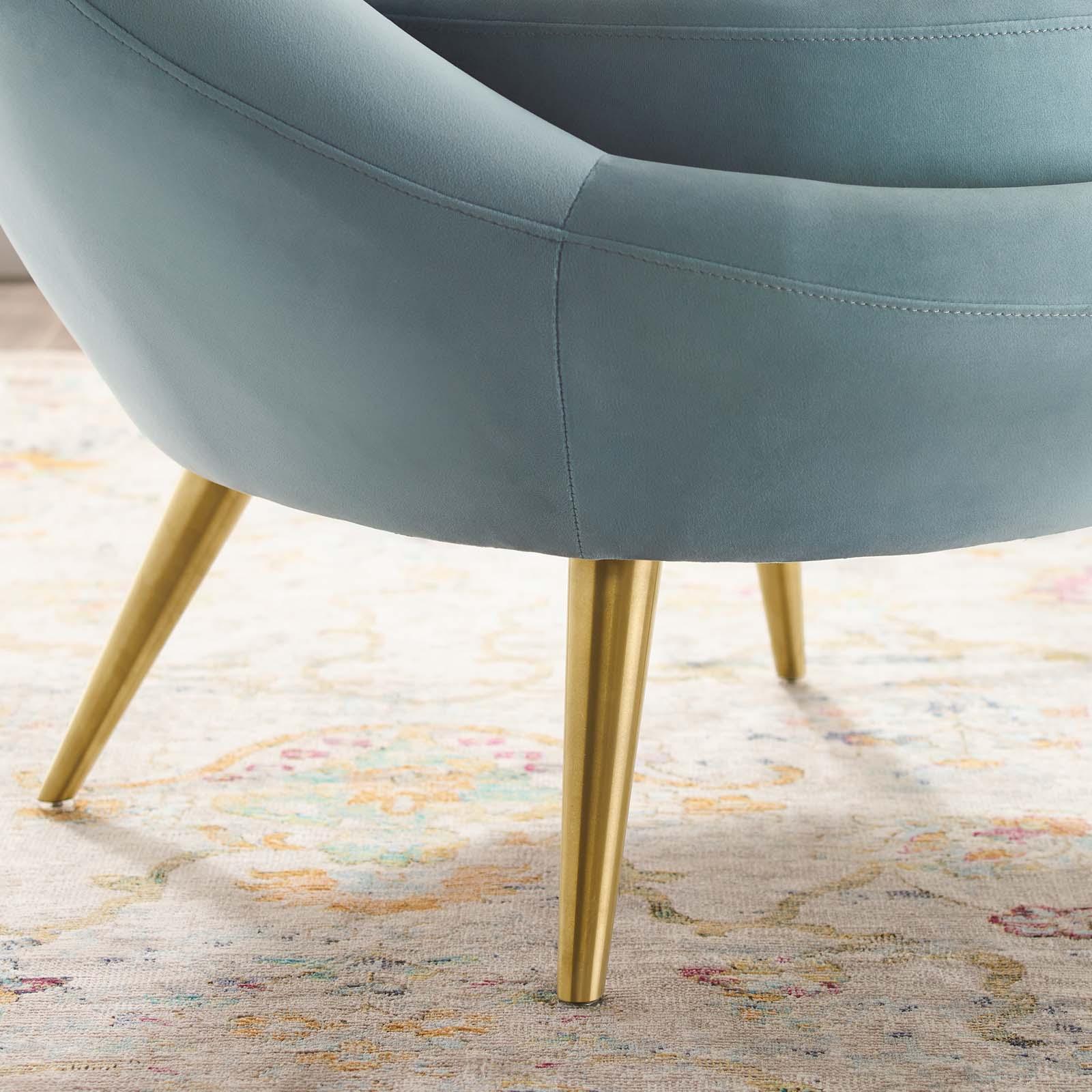 Modway Circuit Performance Velvet Accent Chair FredCo