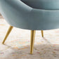 Modway Circuit Performance Velvet Accent Chair FredCo
