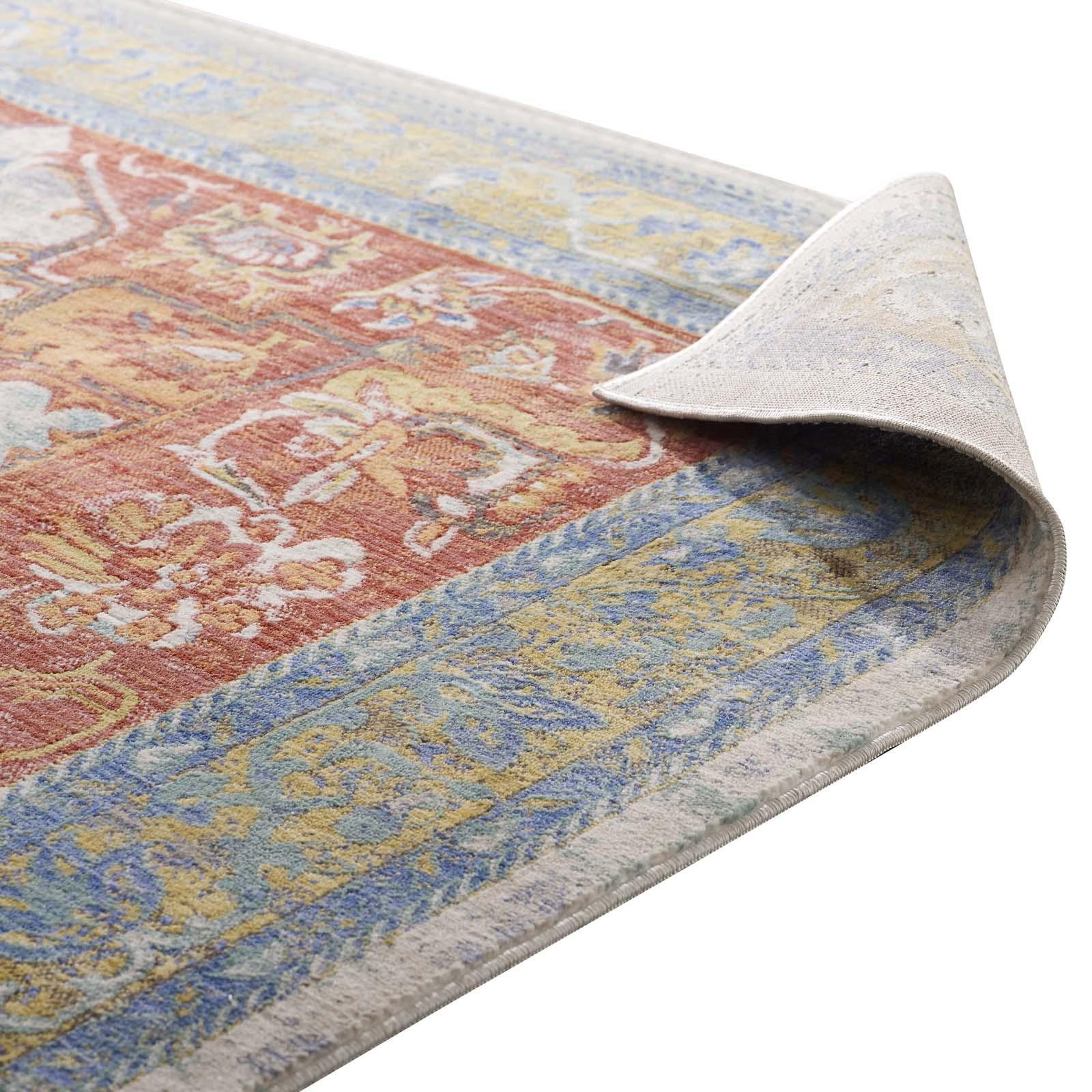 Modway Citlali Distressed Southwestern Aztec Area Rug FredCo
