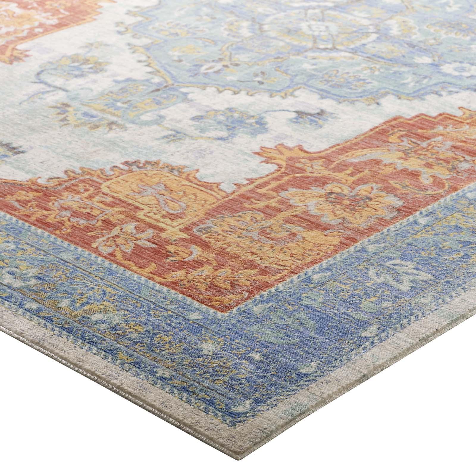 Modway Citlali Distressed Southwestern Aztec Area Rug FredCo