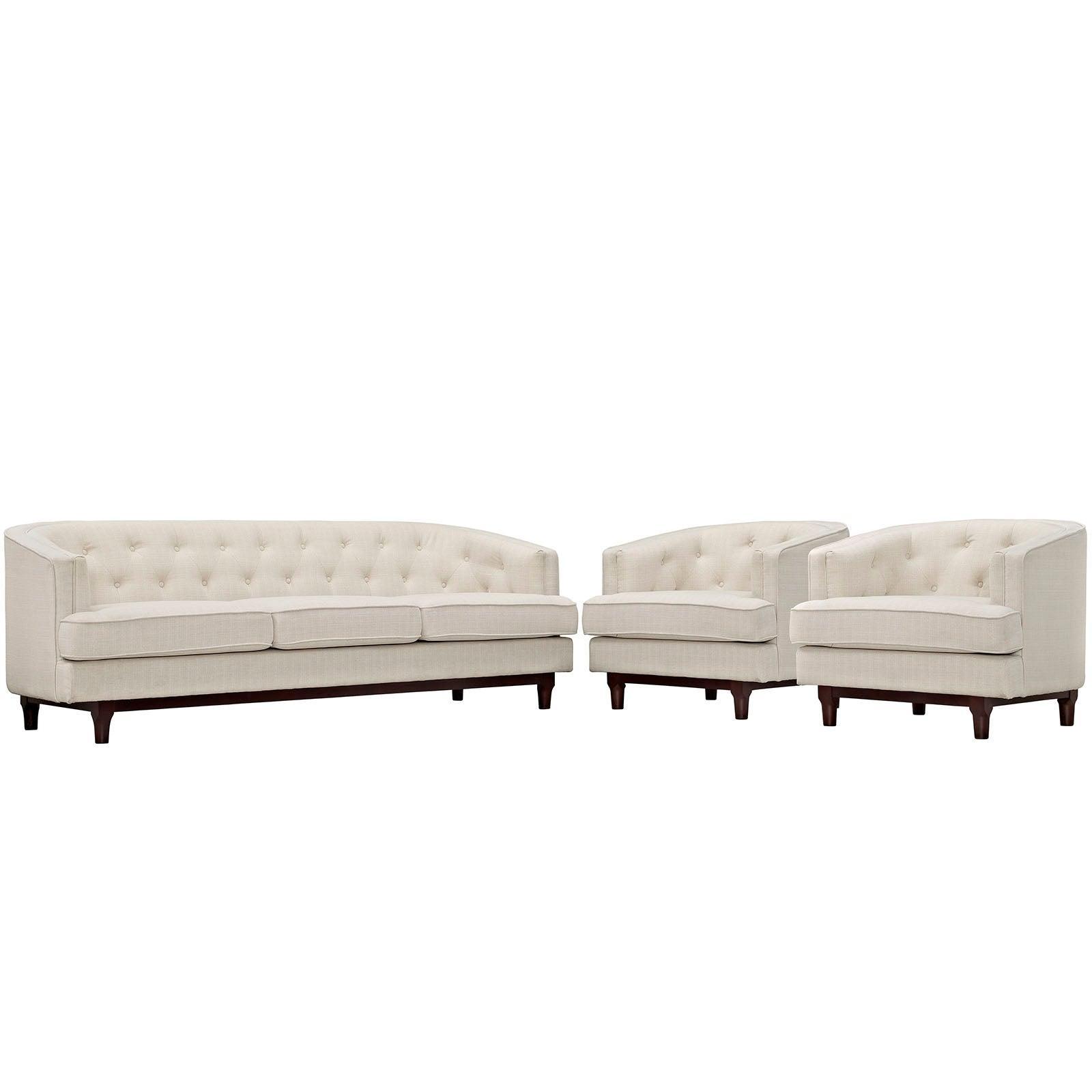 Modway Coast Living Room Set Set of 3 FredCo