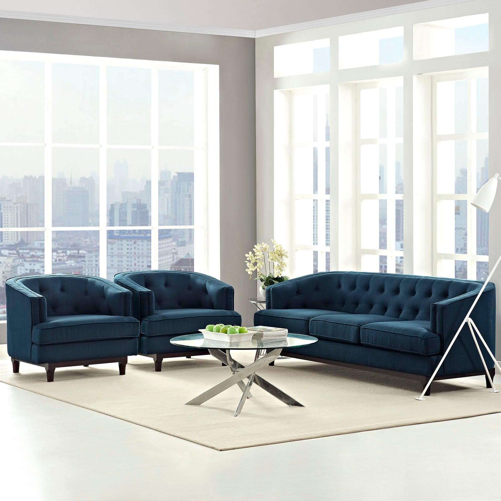 Modway Coast Living Room Set Set of 3 FredCo