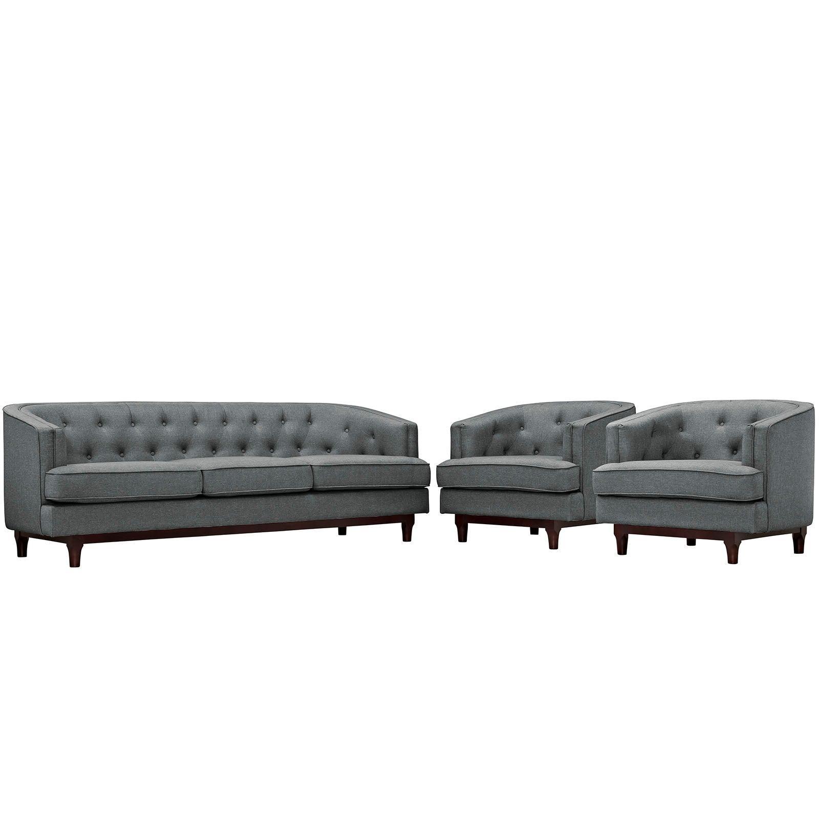 Modway Coast Living Room Set Set of 3 FredCo