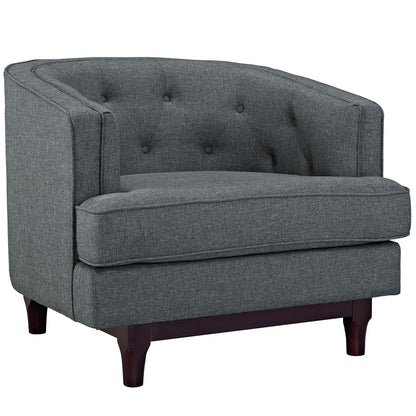 Modway Coast Upholstered Fabric Armchair FredCo