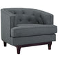 Modway Coast Upholstered Fabric Armchair FredCo